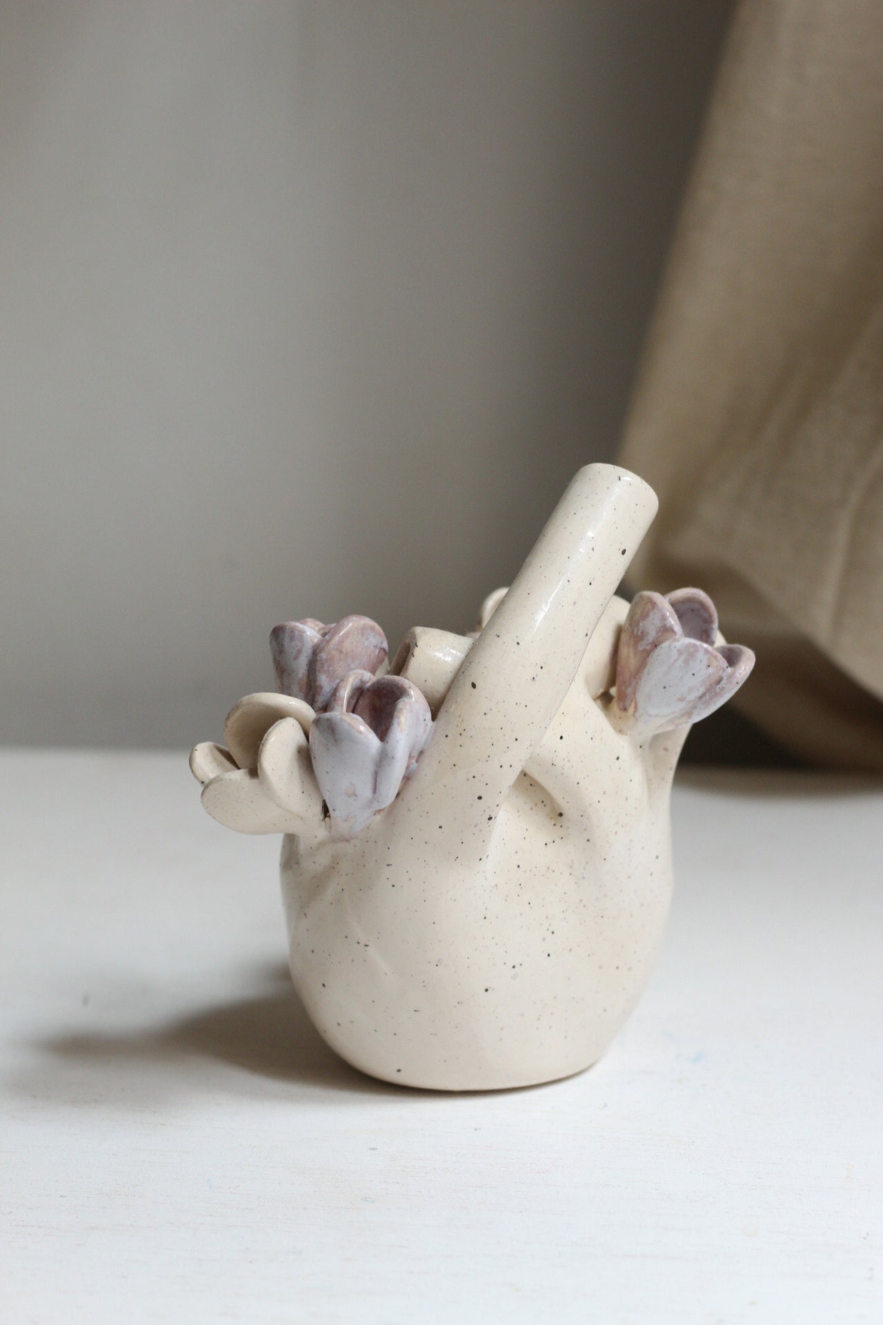 Corazón raro florecido