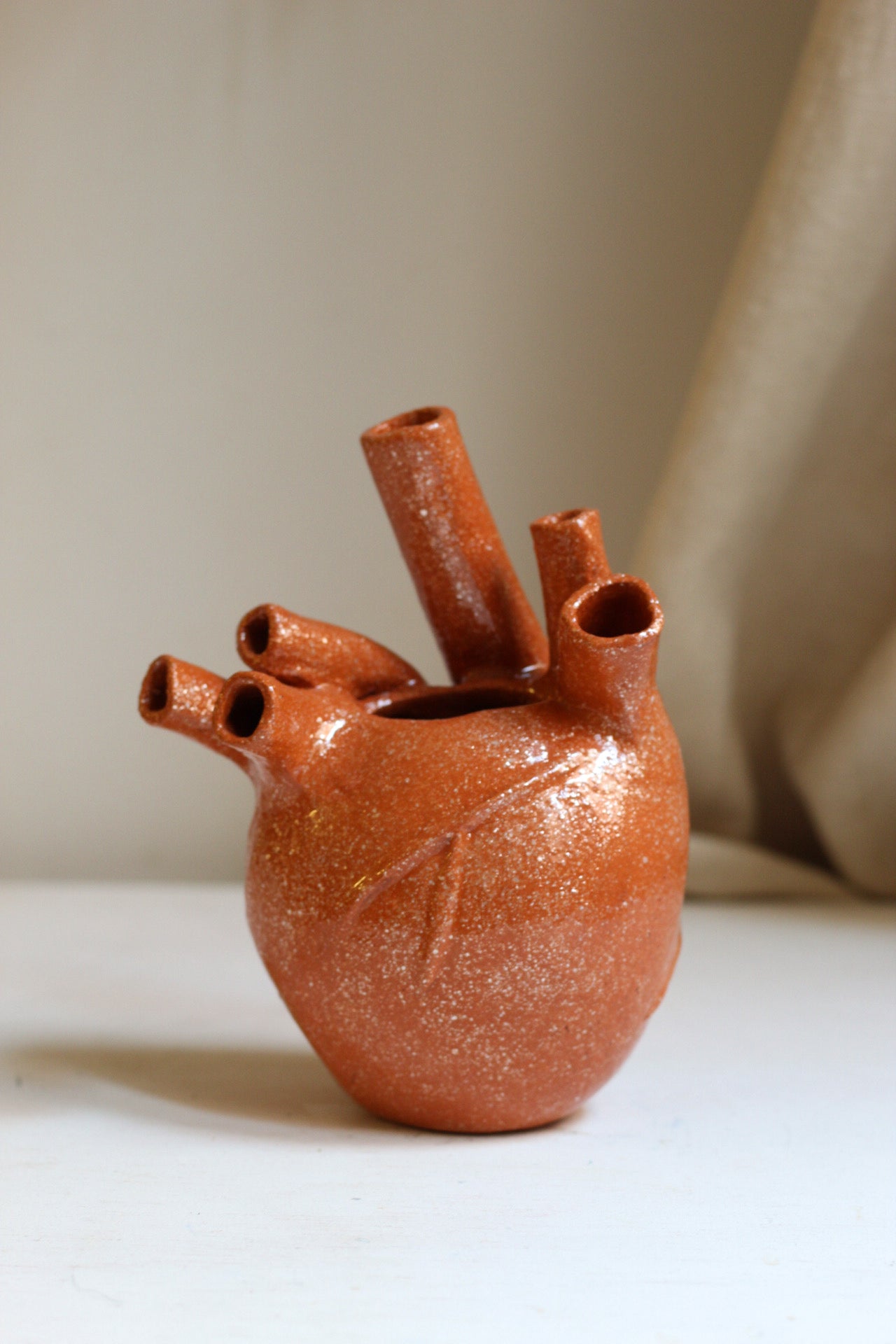 Corazón raro serie terracota